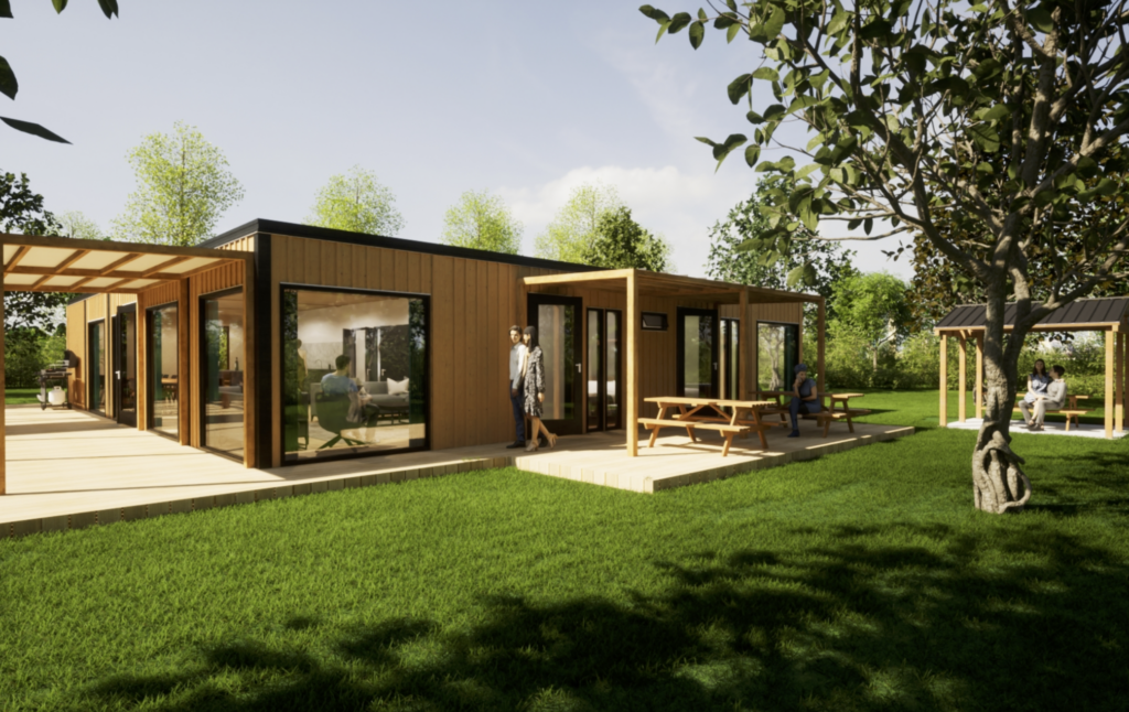 Tuin met zonneterras
