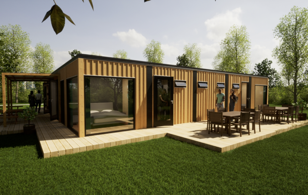 Tuin met zonneterras