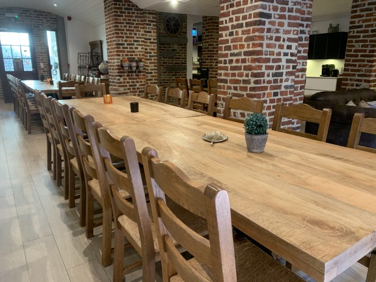 Dining area of the living room