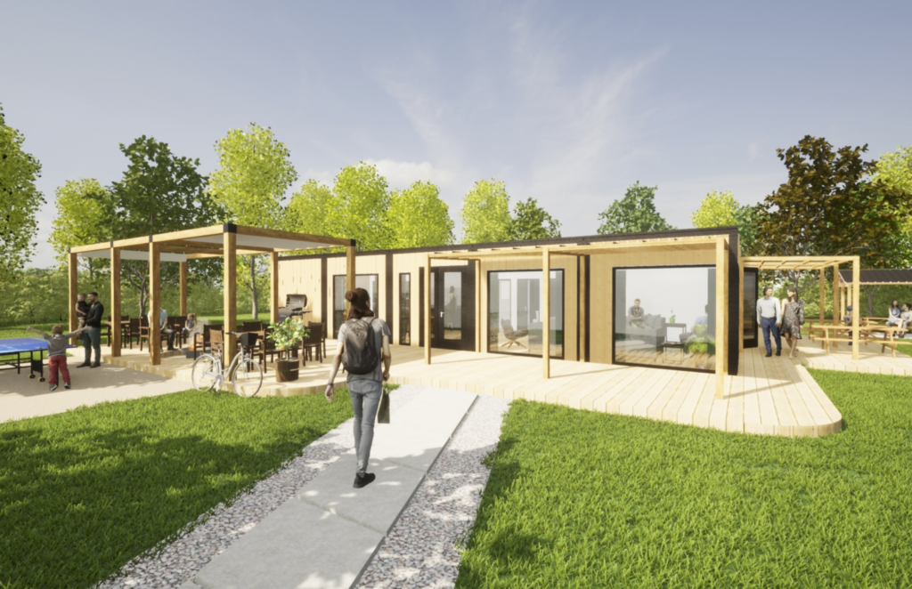 Tuin met zonneterras