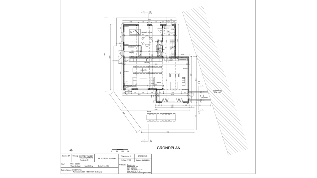 Plan du rez-de-chaussée